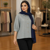 شومیز مانتویی طرحدار ساره