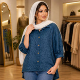 شومیز مانتویی طرحدار ساره