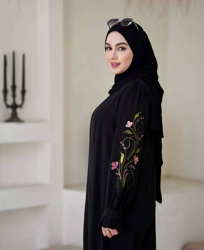 پیراهن عبایی ارکیده