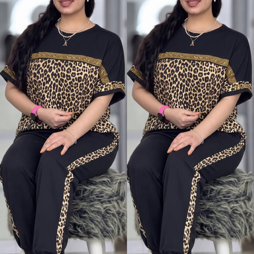 ست تیشرت شلوار ساتین