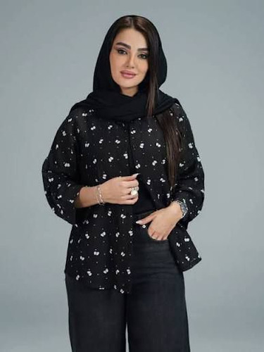 شومیز پروانه ای جنس شیشه ای خنک درجه یک