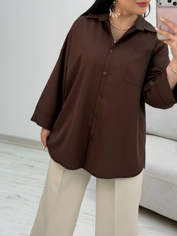 شومیز تک جیب ترمه