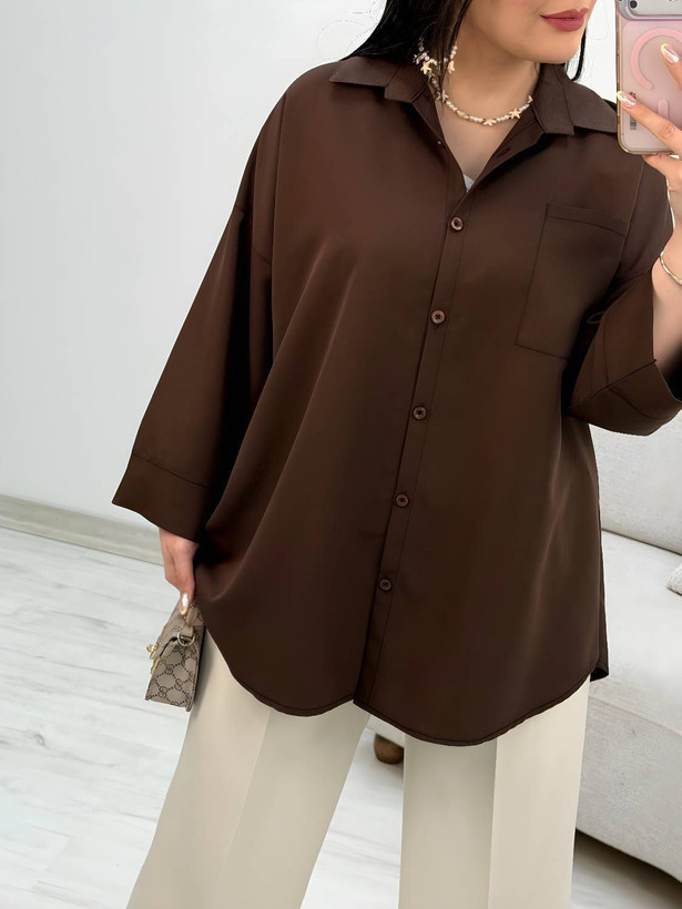 شومیز تک جیب ترمه