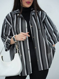 شومیز ژاکارد زنبوری