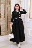 پیراهن بلند آذین جنس مازراتی