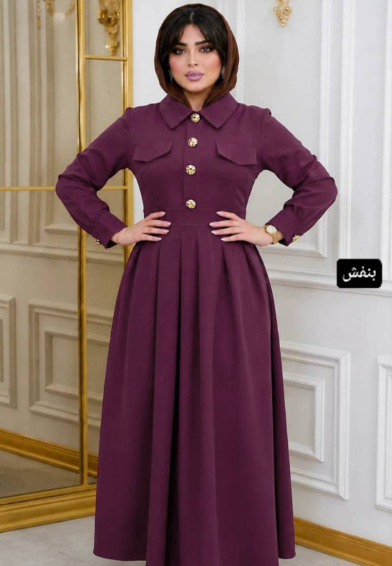 پیراهن بلند ساره جنس الیزه درجه یک