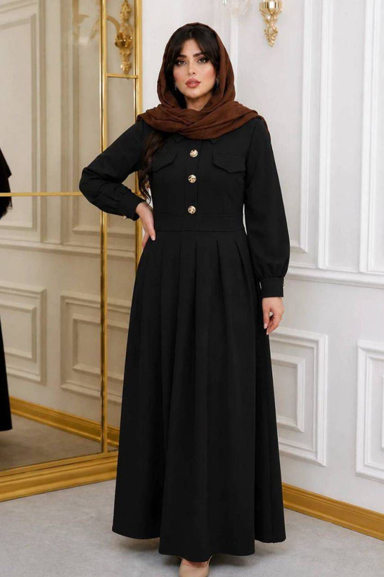 پیراهن بلند ساره جنس الیزه درجه یک