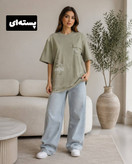 تیشرت لانگ ماریا جنس سوپرپنبه درجه یک