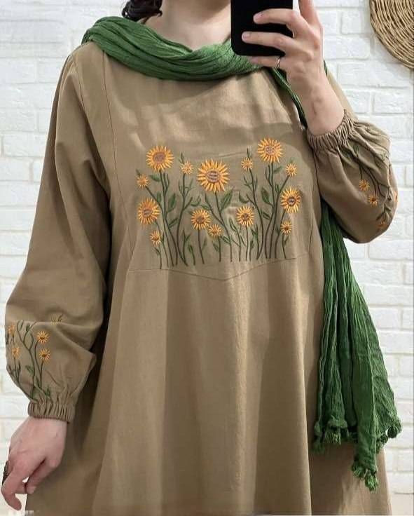 کفتان گلدوزی آروشا جنس بابوس