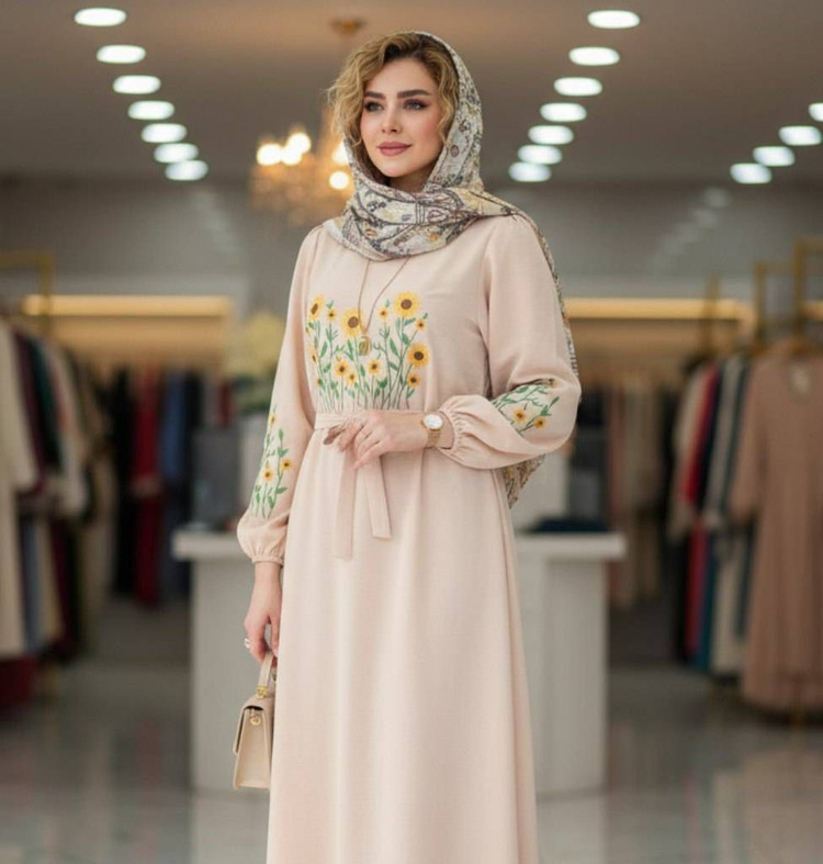 کفتان گلدوزی آروشا جنس بابوس