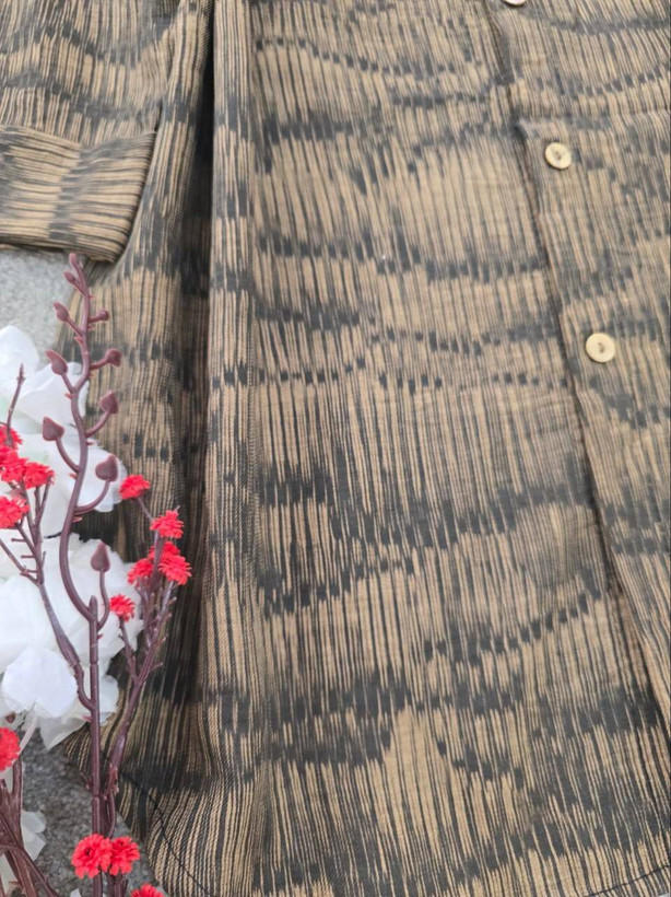 شومیز مانتویی گازوئیلی غزل جنس شانتون