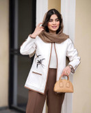 کت شلوار پرستو جنس مازراتی اعلا گلدوزی شده