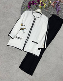 کت شلوار پرستو جنس مازراتی اعلا گلدوزی شده
