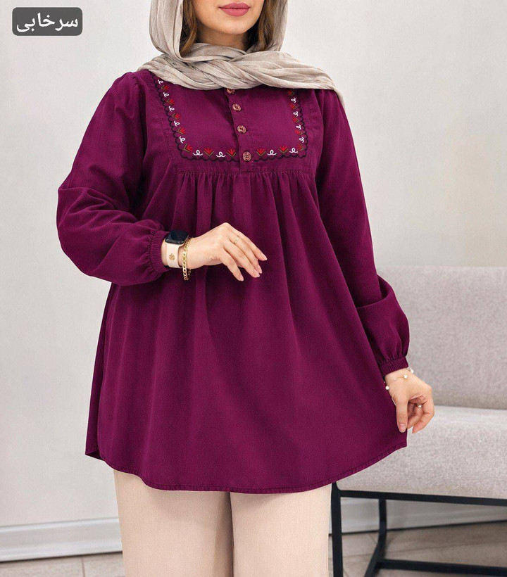 مانتو عروسکی الیاف موژان