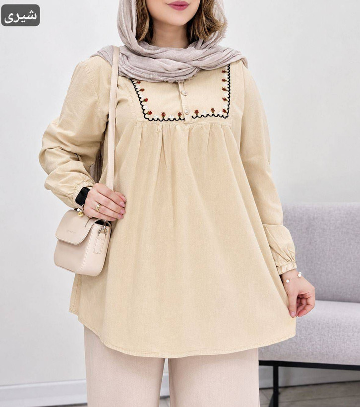 مانتو عروسکی الیاف موژان