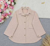 شومیز مانتویی باکسی شفق