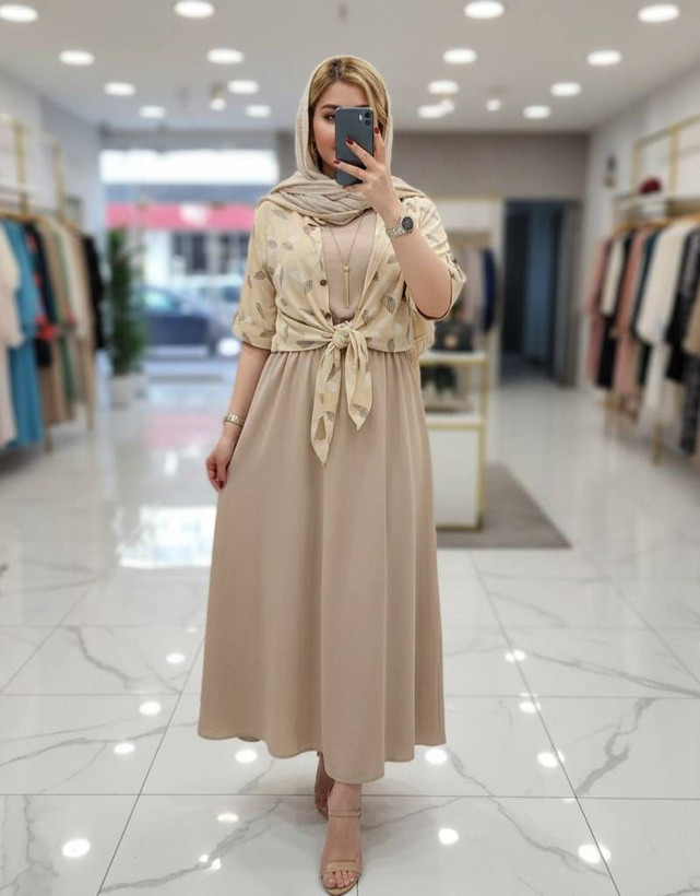 ست شومیز گره ای و سارافون شایلی