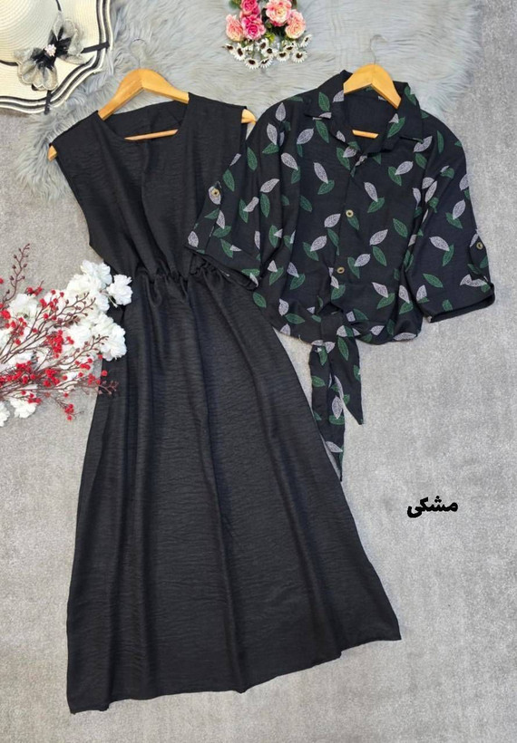 ست شومیز گره ای و سارافون شایلی