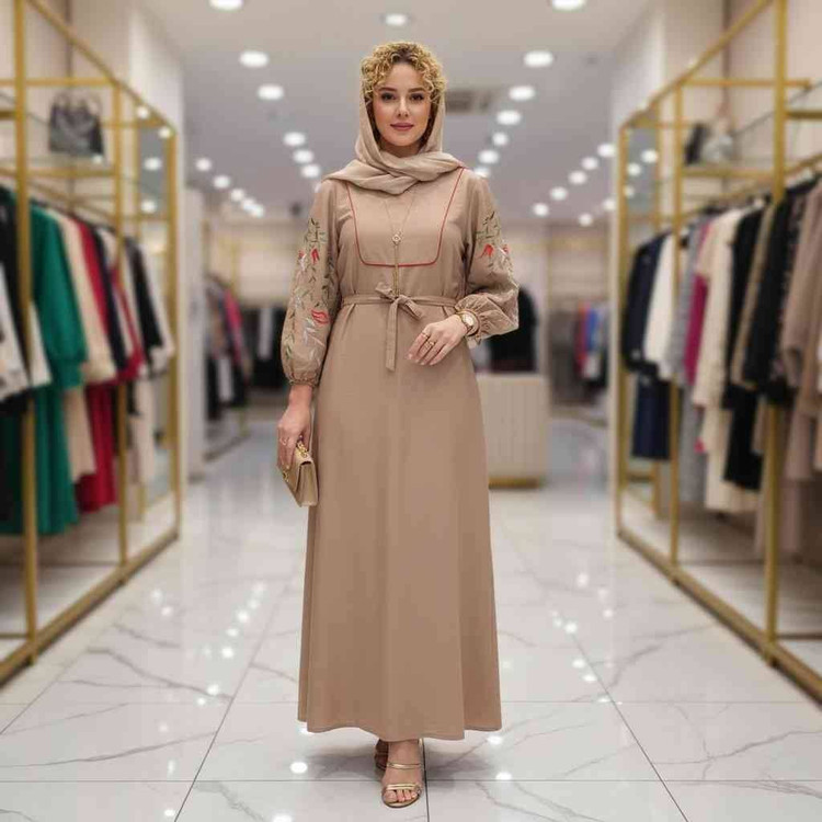 کفتان گلدوزی نازگل جنس بابوس