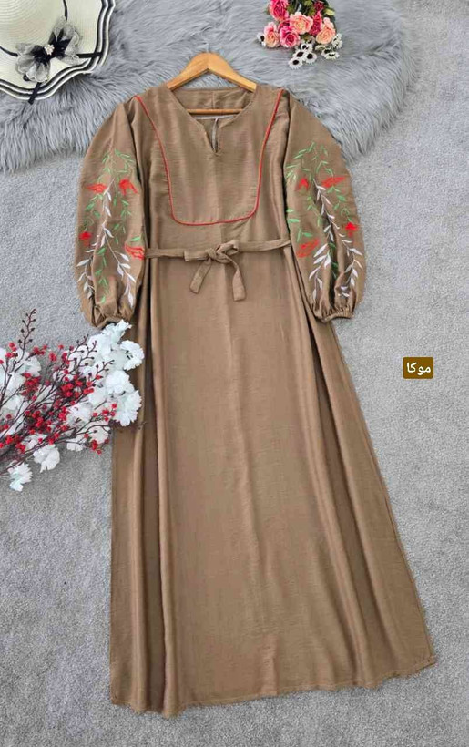 کفتان گلدوزی نازگل جنس بابوس