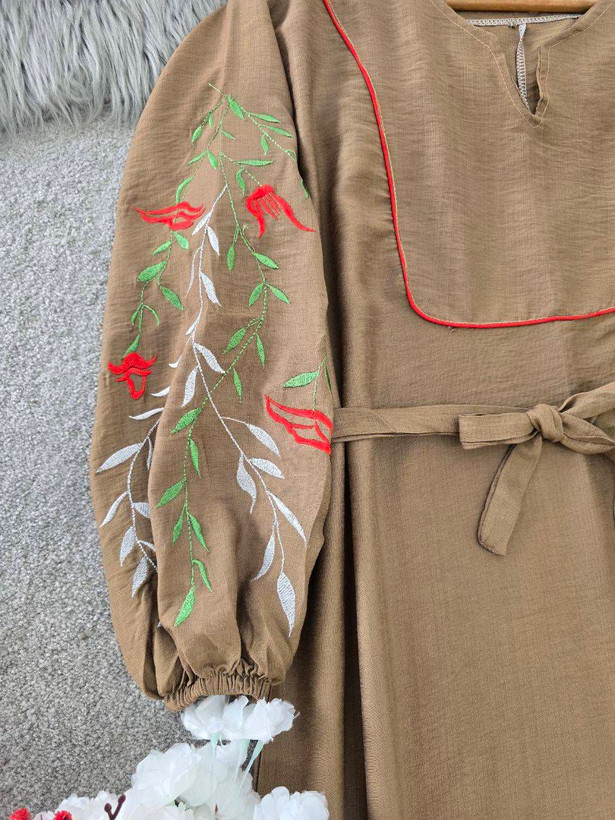 کفتان گلدوزی نازگل جنس بابوس