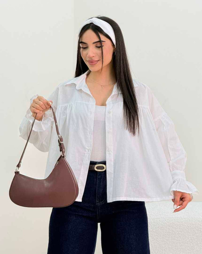 شومیز باکسی چینه جنس پنبه سوپر ابروبادی
