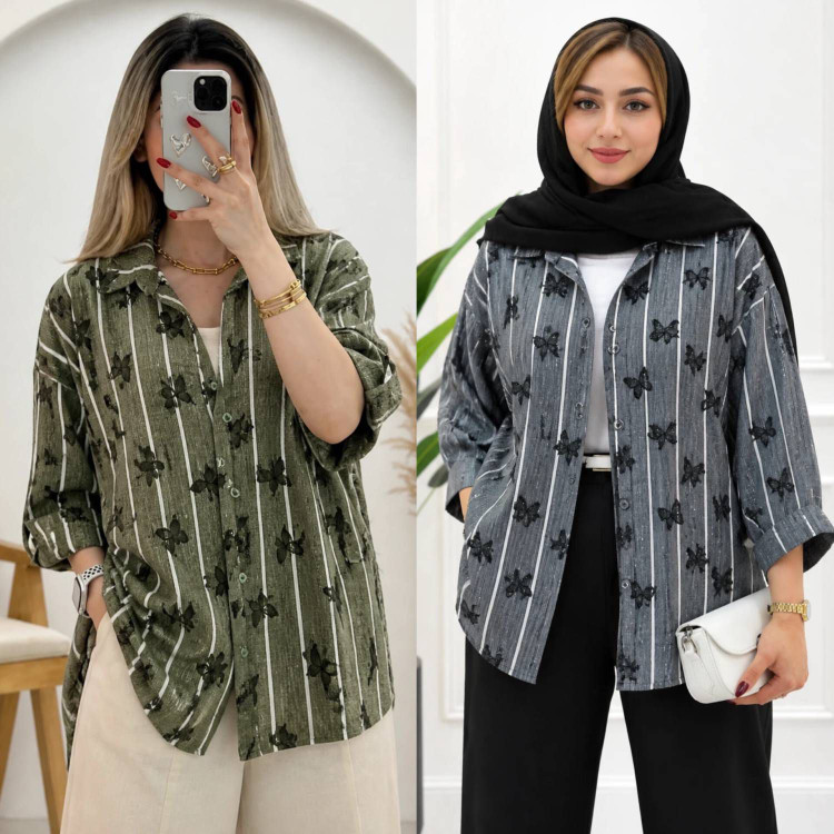 شومیز سارینا جنس ینزی شاین دار