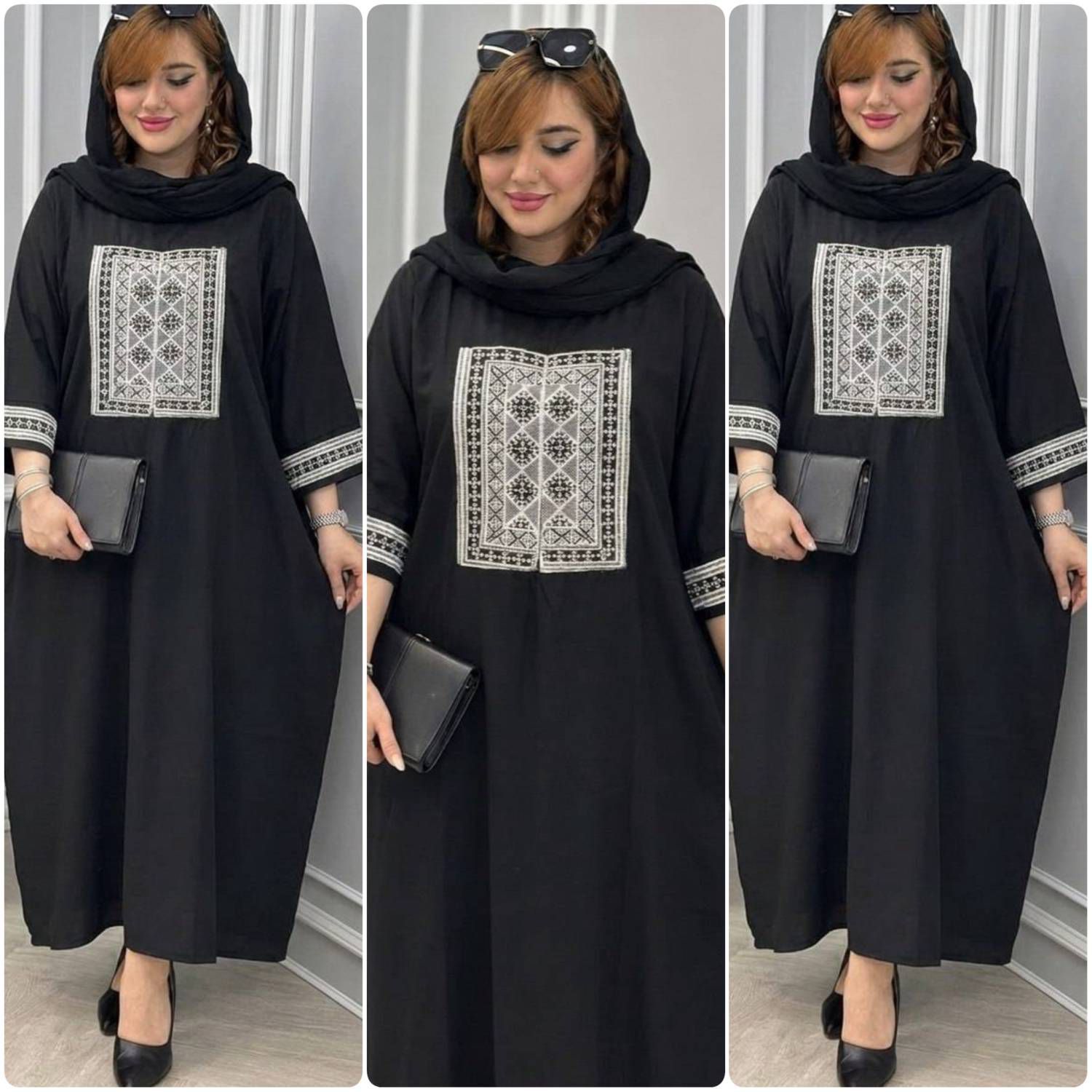 عبایی شیما خرجکار سوزن دوزی