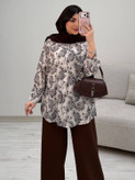 ست شومیز شلوار بته جقه