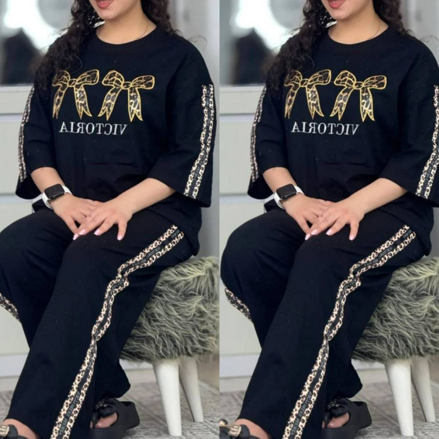 ست تیشرت شلوار ماهی