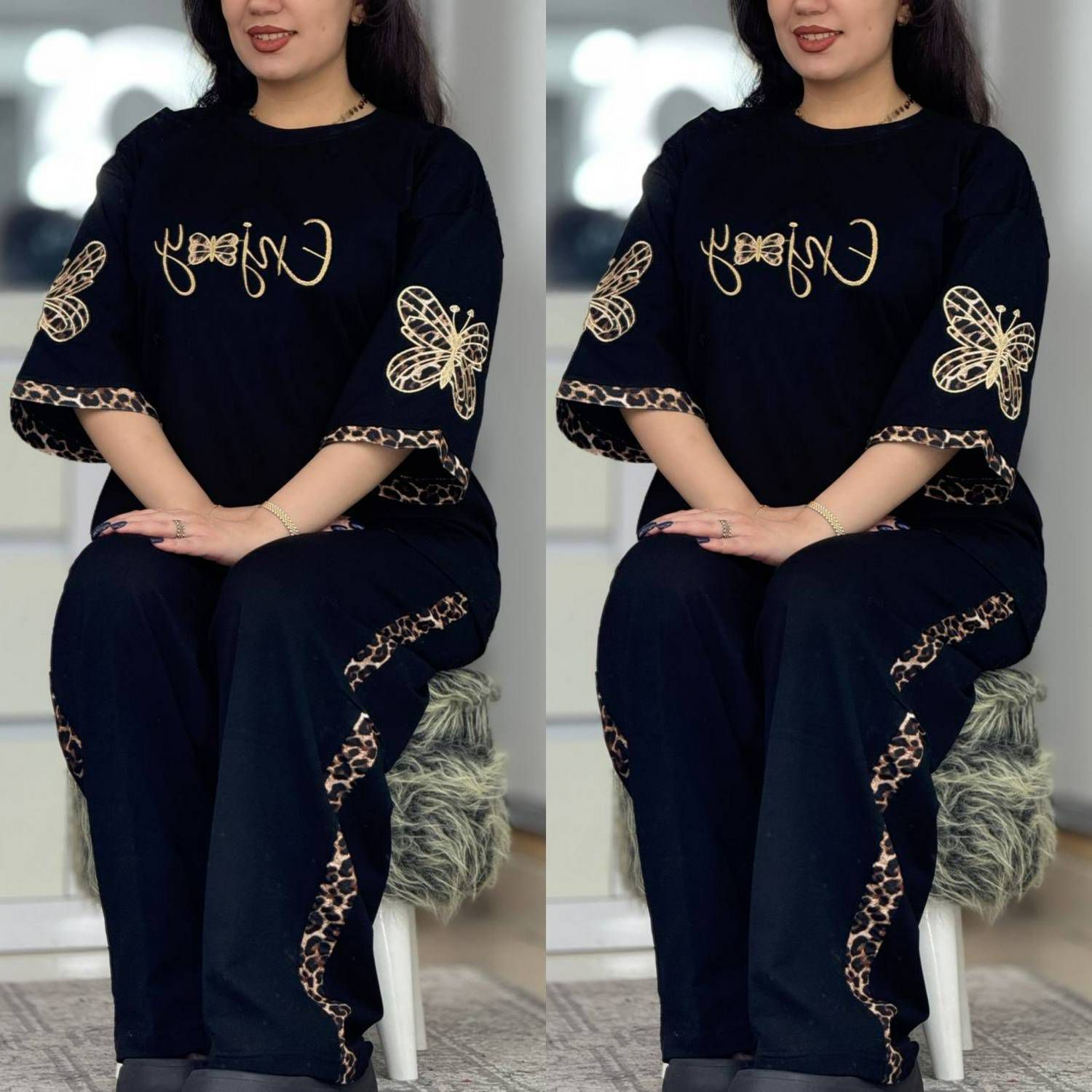 ست آستین پروانه قواره دار