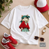 تیشرت لانگ عروسکی