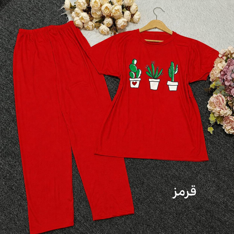 ست تیشرت شلوار کاکتوس