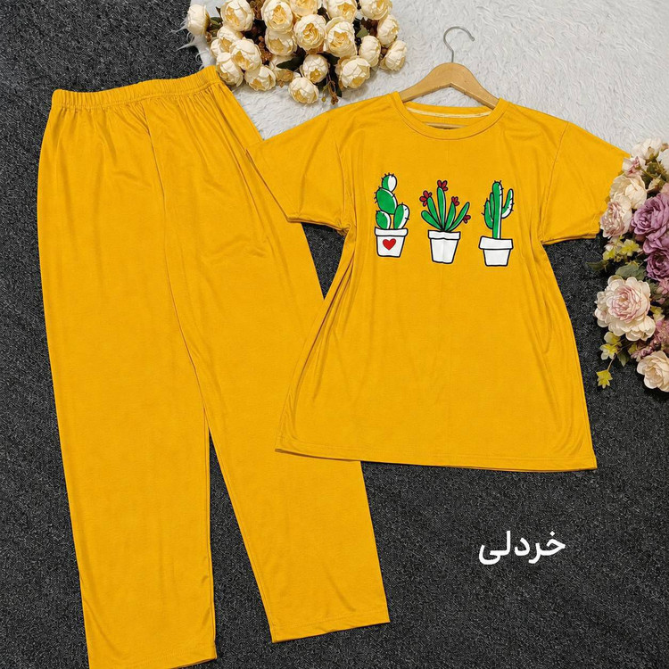 ست تیشرت شلوار کاکتوس
