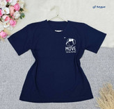 تیشرت باکسی مدل move نخ پنبه