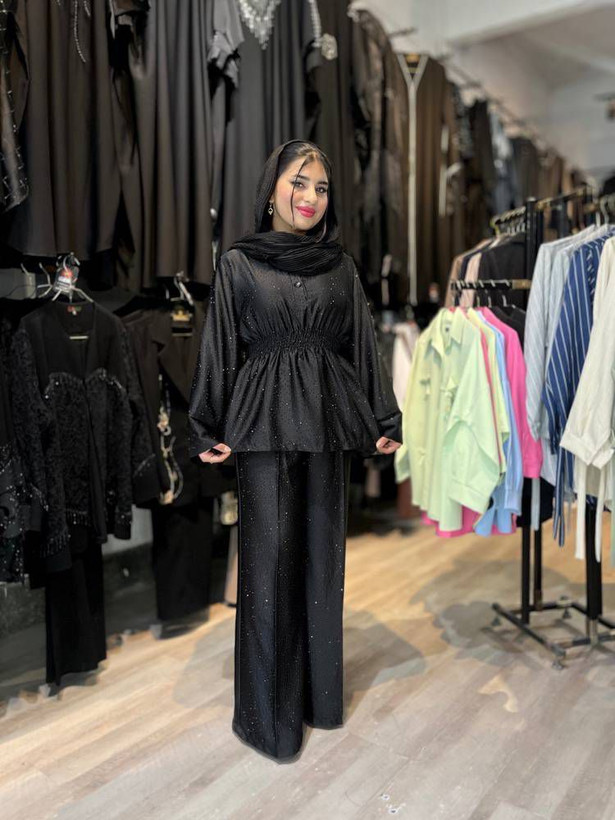 شومیز شلوار عروسکی مشکی