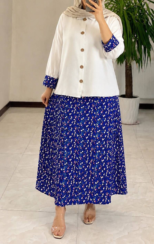 شومیز دامن گل گلی