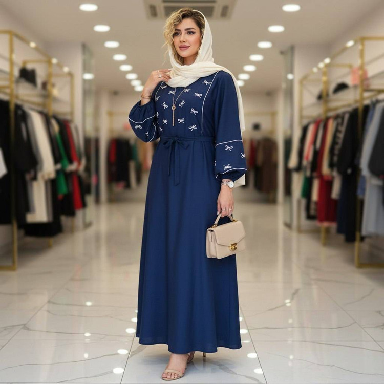 کفتان گلدوزی پاپیونی جنس بابوس