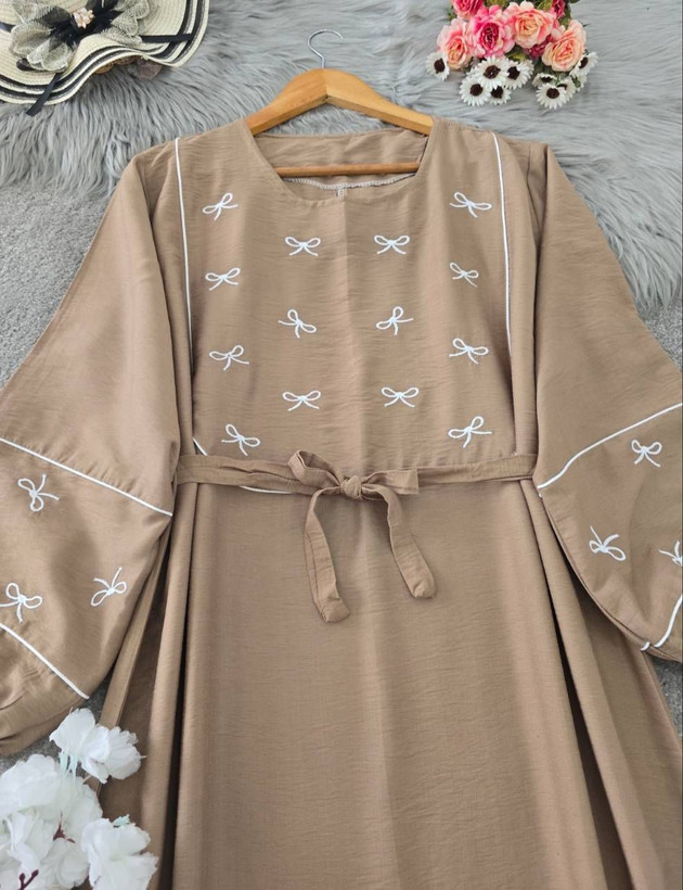 کفتان گلدوزی پاپیونی جنس بابوس