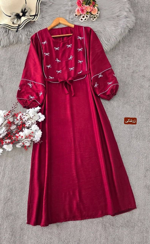 کفتان گلدوزی پاپیونی جنس بابوس