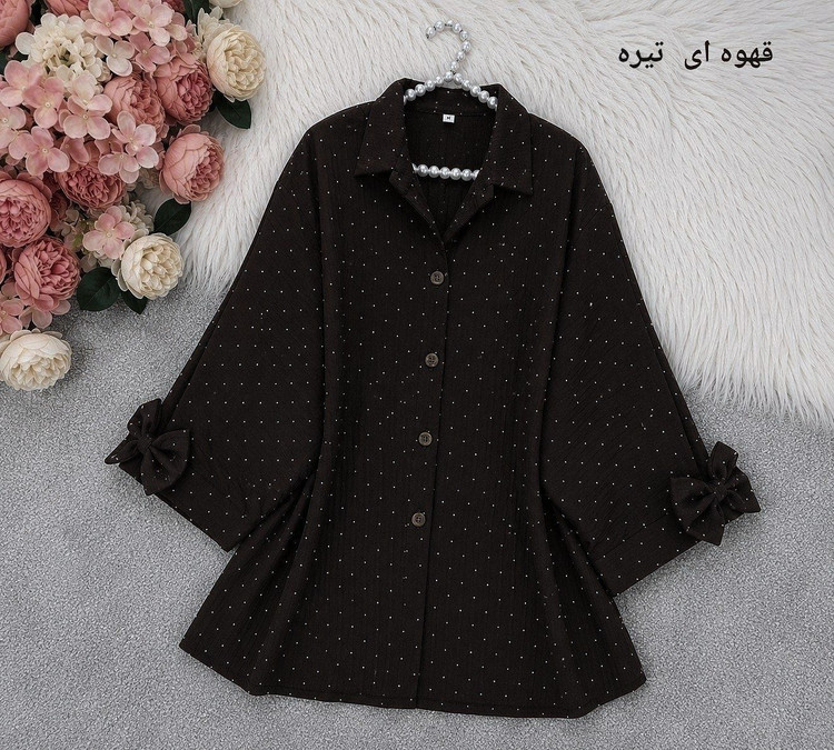 شومیز نگینی جنس آیوا بارانی