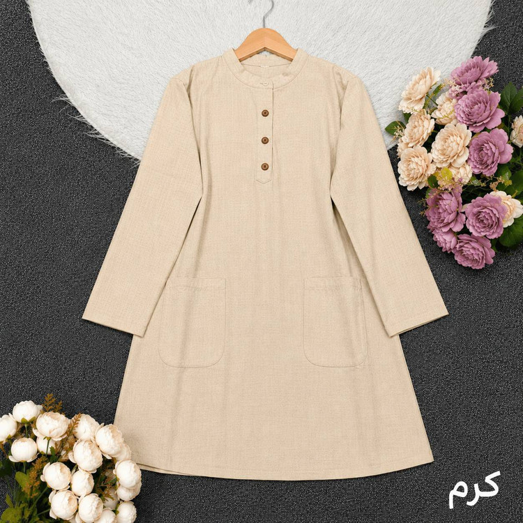تونیک جلوبسته روژین