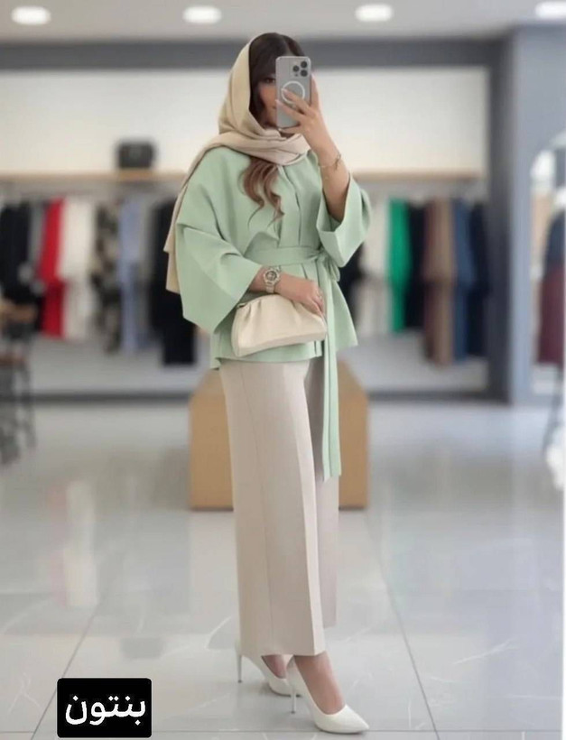مانتو شلوار شنیز جنس مازراتی