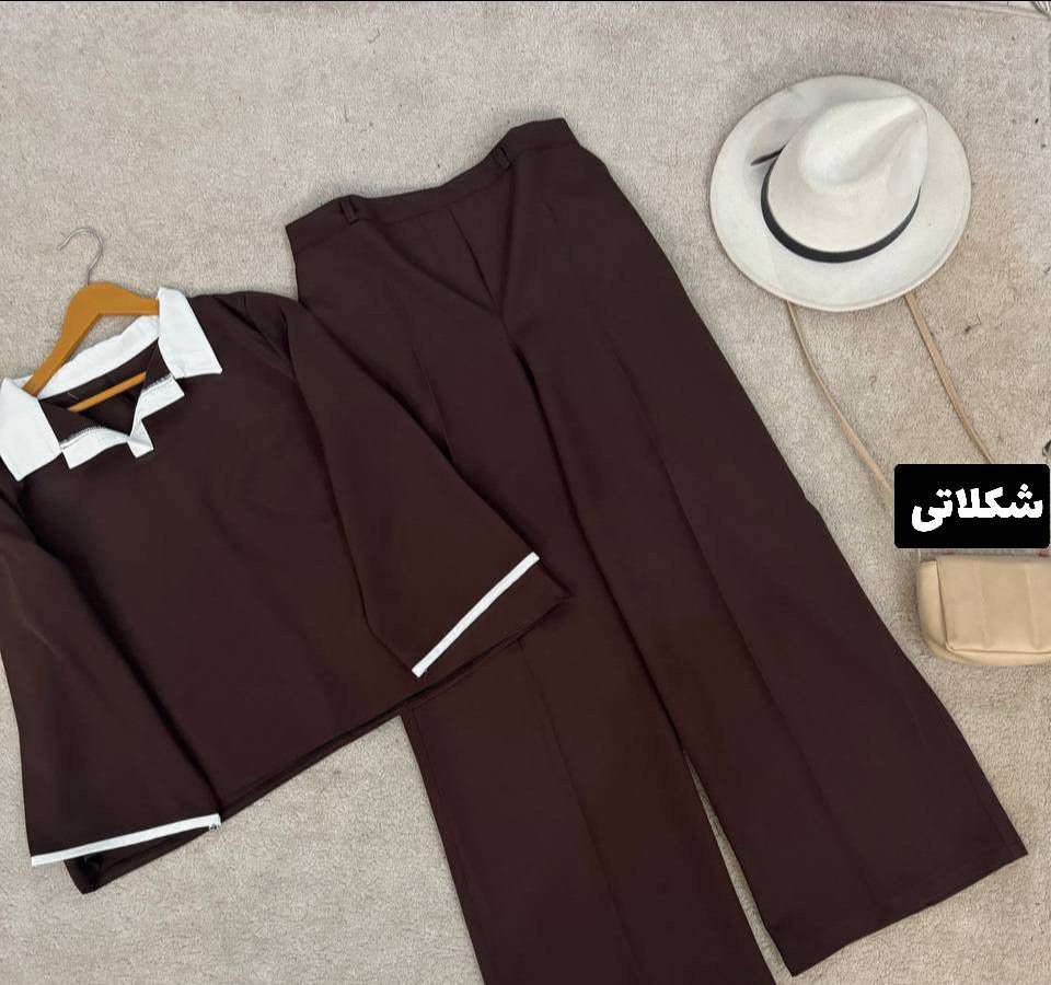 ست پلوشرت و شلوار جنس مازراتی
