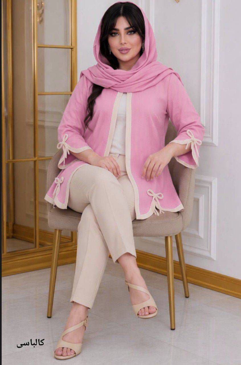 مانتو شلوار نجمه جنس مازراتی