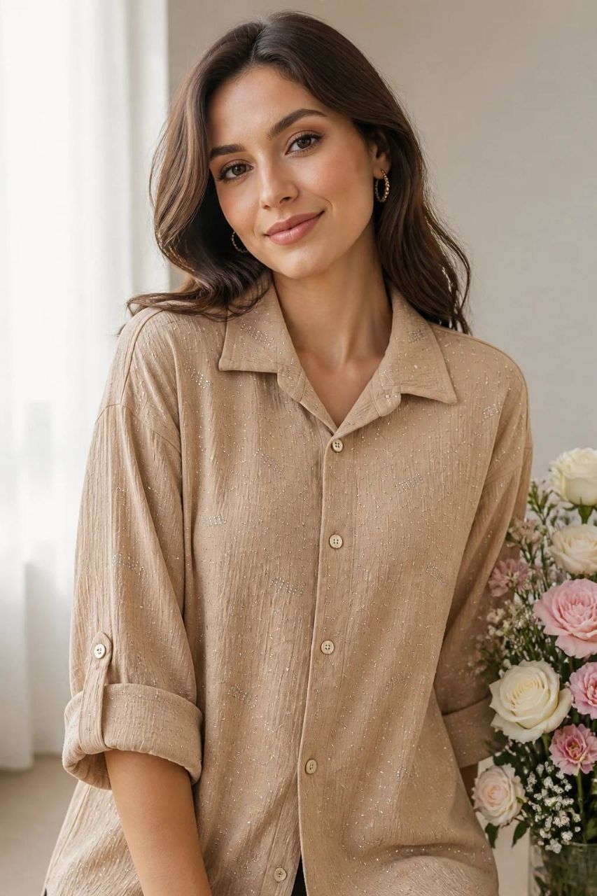 شومیز نگینی صحرا۳۰۳