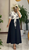 شومیز گره و دامن همتا