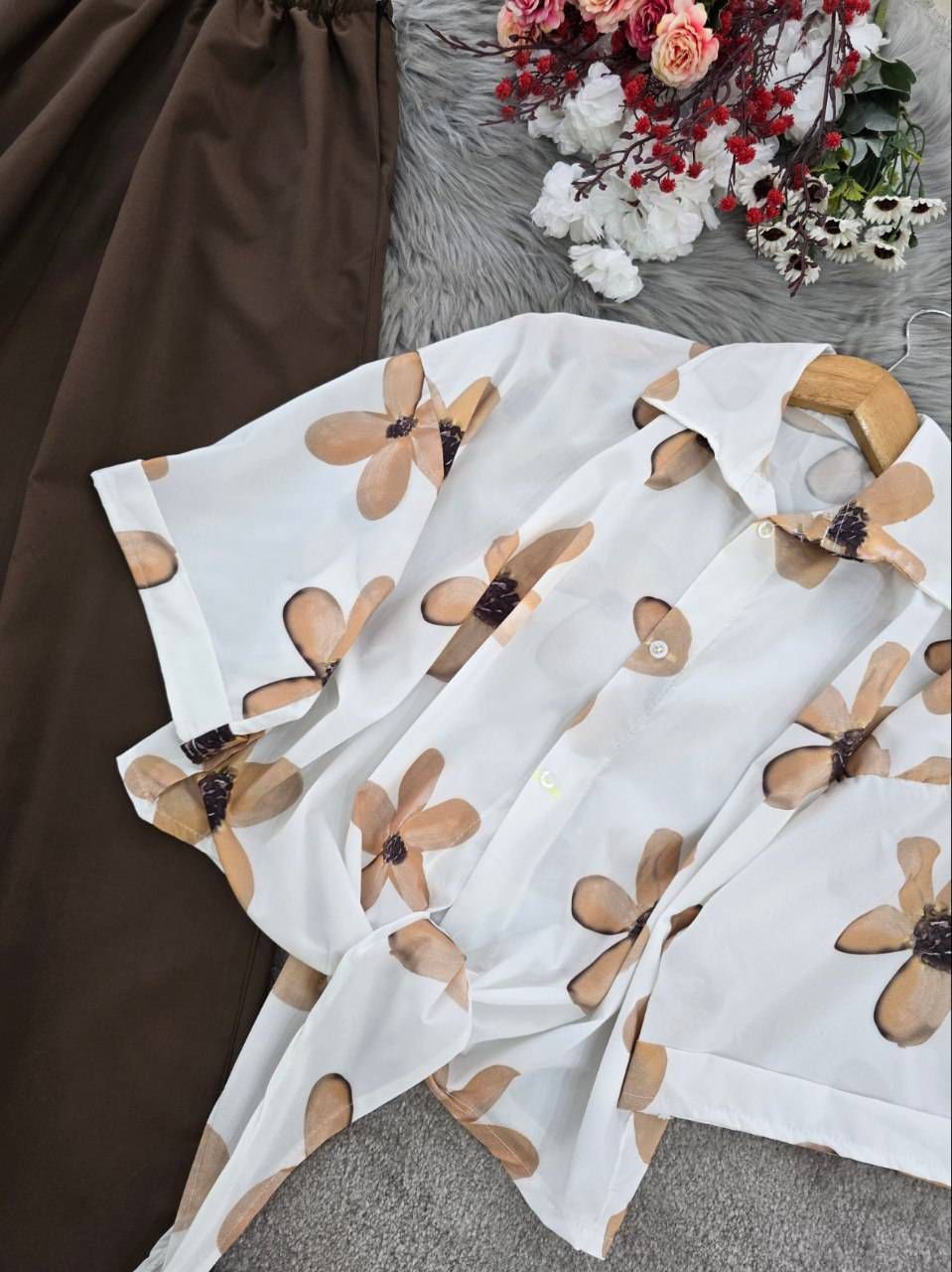 شومیز گره و دامن همتا
