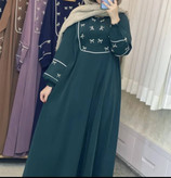 مانتو عبایی پاپیون جنس الیزه درجه یک