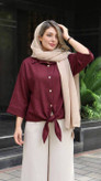 شومیز گره ای شانتون